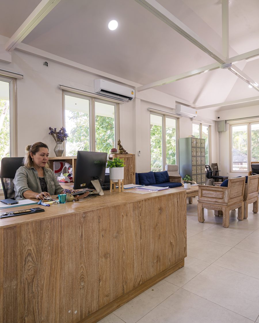 Reception at The Beekeeper House